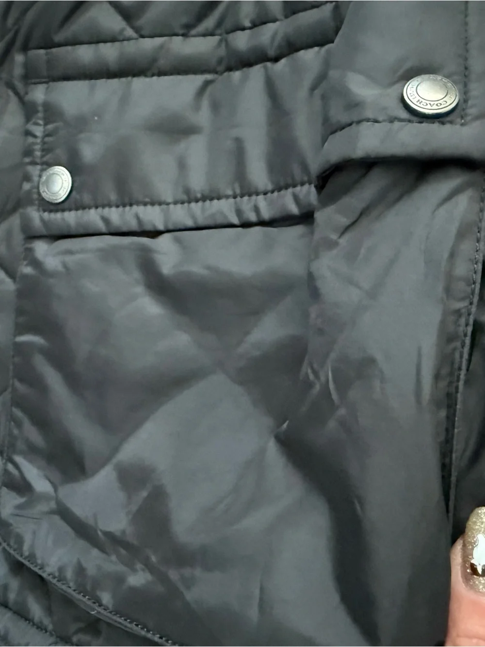 Quilted Black Women's Jacket